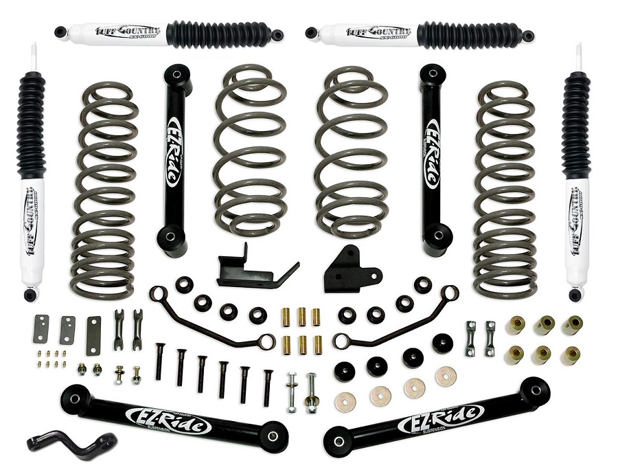 Tuff Country EZ-Ride 4.0 Inch Lift Kit 97-06 Jeep Wrangler - Click Image to Close